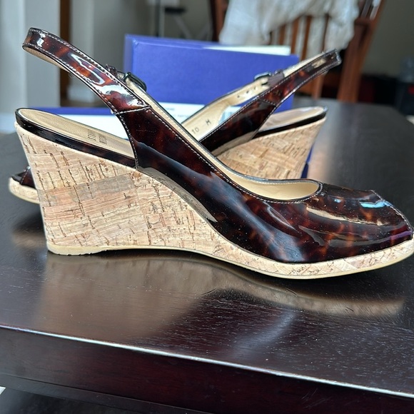 Stuart Weitzman Brown Wedges - Picture 3 of 12